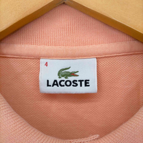 ラコステ LACOSTE ロゴ刺繍鹿の子ポロシャツ メンズ 4