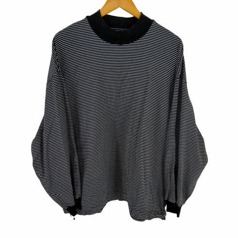イズネス is-ness BALLOON BORDER LONG SLEEVE T-SHIRT メンズ JPN:M