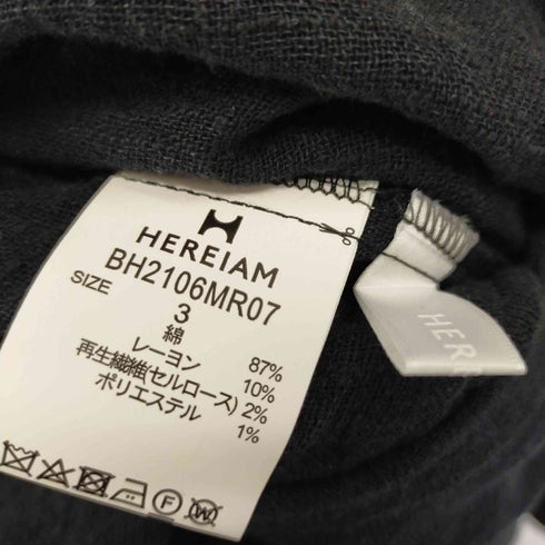 リネンノースリーブスモッグワンピース レディース