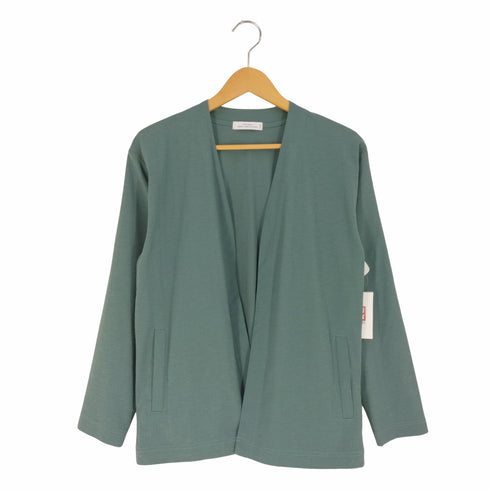 ユナイテッドアローズグリーンレーベルリラクシング UNITED ARROWS green label relaxing リネンコットンブレンド ポリエステル イージーカーディガン メンズ JPN:S