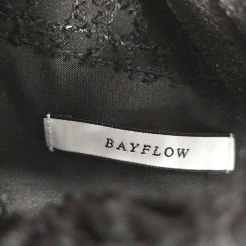 ベイフロー BAYFLOW フェザーシアーシャツ クロップド ボックスシルエット レディース FREE