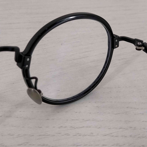 ヨウジヤマモト Yohji Yamamoto ラウンドシェイプ メガネ メンズ 47□23