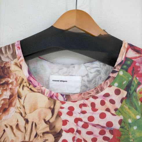 ノゾミイシグロ NOZOMI ISHIGURO 総柄 プリント チュニック レディース