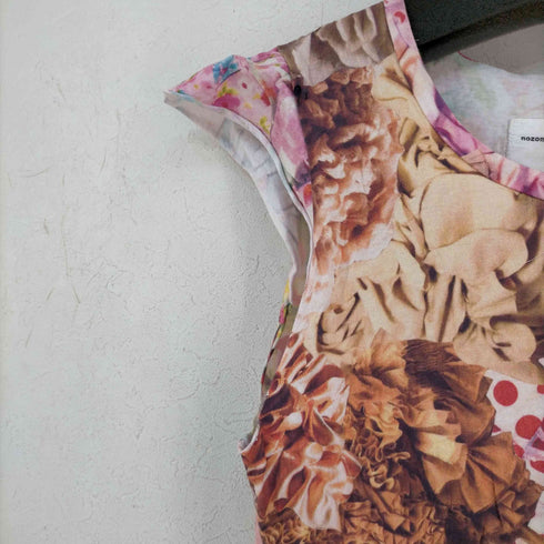 ノゾミイシグロ NOZOMI ISHIGURO 総柄 プリント チュニック レディース