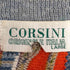 コルシーニ corsini 80-90s リネン混 3Dデザインニット 立体編み メンズ JPN:L