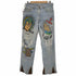 リーバイス Levis ブーツカットリメイク ペイント&ダメージ加工 デニム メンズ W34/L32