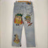 リーバイス Levis ブーツカットリメイク ペイント&ダメージ加工 デニム メンズ W34/L32