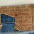 リーバイス Levis ブーツカットリメイク ペイント&ダメージ加工 デニム メンズ W34/L32