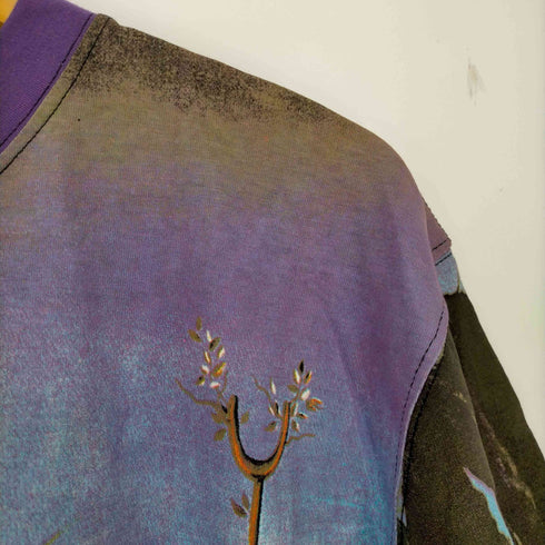 Homme et Femme 総柄 アートTシャツ メンズ