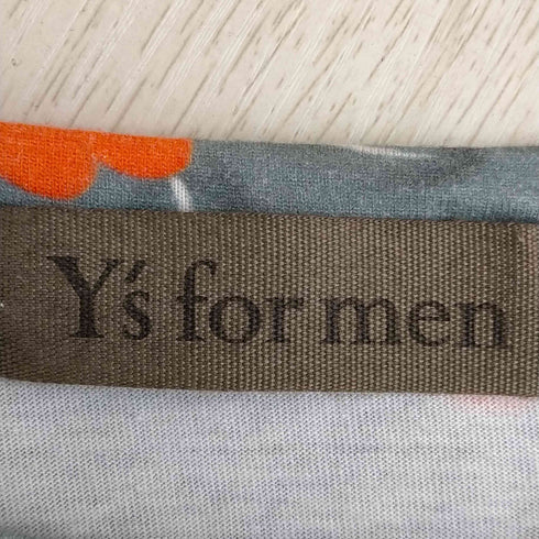 ワイズフォーメン Ys for men 花柄 半袖カットソー メンズ JPN:3