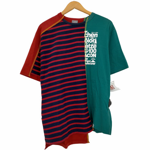 カラー ビーコン kolor BEACON ハイゲージ天竺 アシンメトリー BIG TEE メンズ JPN:2