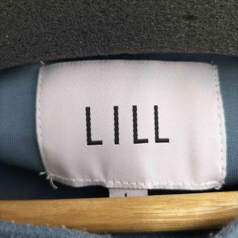 リル LILL サイドスリットハイポンチビッグシルエット5分袖ドレープカットソー メンズ JPN:L