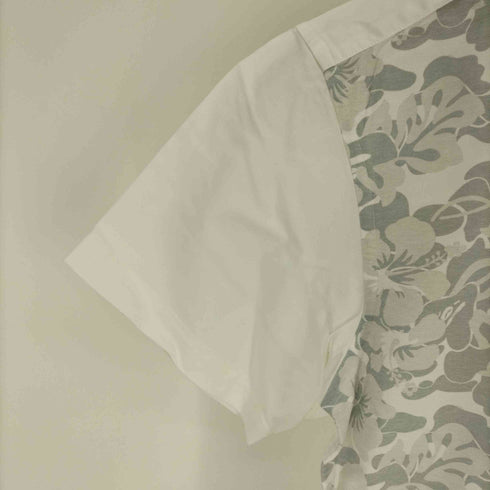 ミスターベイシングエイプ Mr. BATHING APE Floral Camo フローラルカモ 切替 エイプヘッド 刺繍 S/S ボタンダウンシャツ メンズ JPN:M