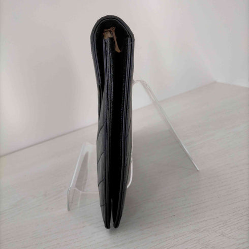 イヴサンローラン Yves Saint Laurent Vステッチ レザークラッチバッグ レディース