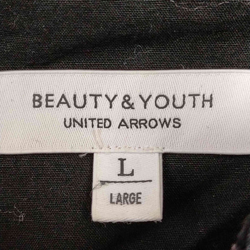 ビューティーアンドユースユナイテッドアローズ BEAUTY & YOUTH UNITED ARROWS リネン混 半袖スキッパーシャツ メンズ JPN:L