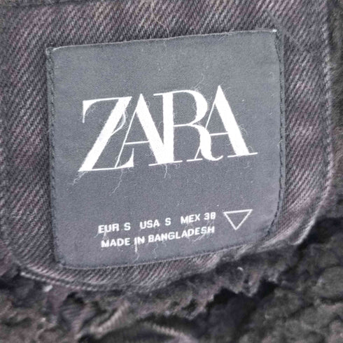 ザラ ZARA ボアデニムジャケット メンズ S