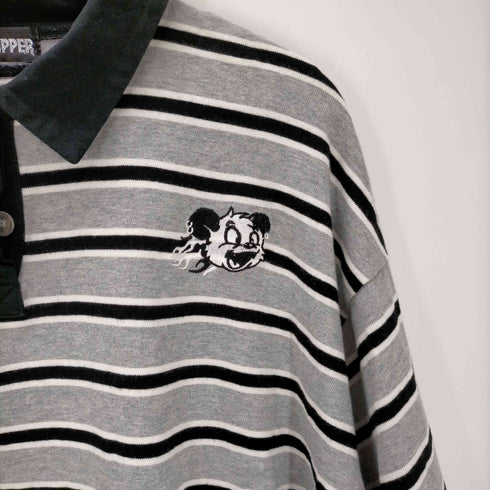 キャンディーストリッパー CANDY STRIPER S/S ボーダーオーバーサイズポロシャツ レディース JPN:2