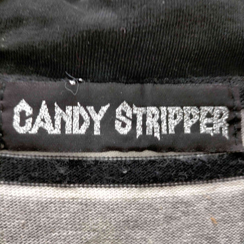キャンディーストリッパー CANDY STRIPER S/S ボーダーオーバーサイズポロシャツ レディース JPN:2