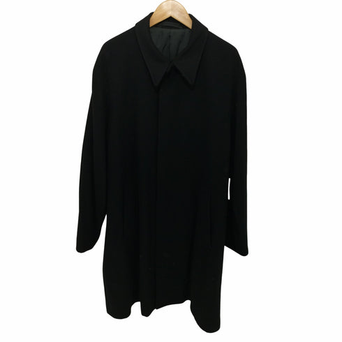 ポールスミス Paul Smith ラムウール カシミヤ混 比翼ボタンロングチェスターコート メンズ import:M