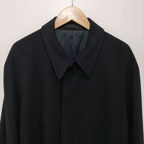 ポールスミス Paul Smith ラムウール カシミヤ混 比翼ボタンロングチェスターコート メンズ import:M