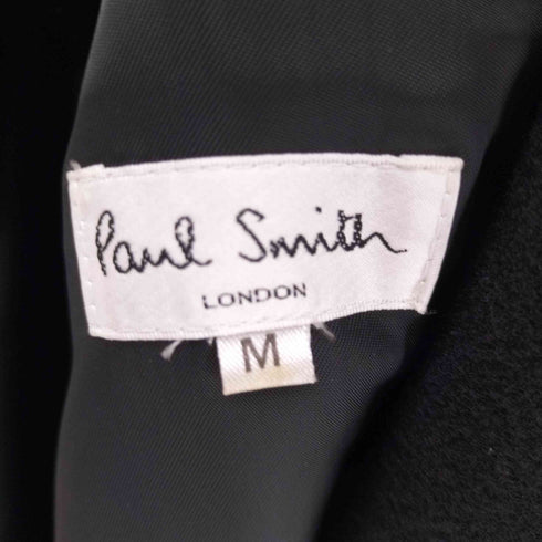 ポールスミス Paul Smith ラムウール カシミヤ混 比翼ボタンロングチェスターコート メンズ import:M