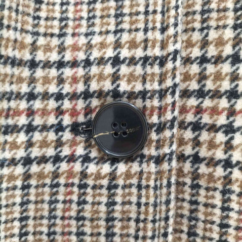 ザラ ZARA チェック チェスターコート ロング ジャケット レディース