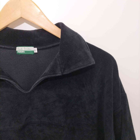 ポールスミス Paul Smith パイル地ライク オープンネック長袖ポロシャツ メンズ LLL