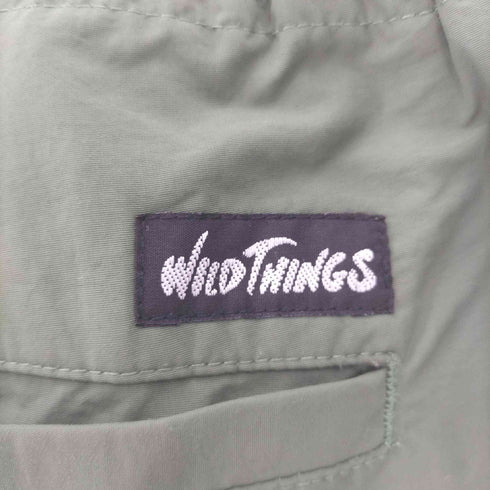 ワイルドシングス WILDTHINGS ロゴ 刺繍 ナイロン ショーツ メンズ M