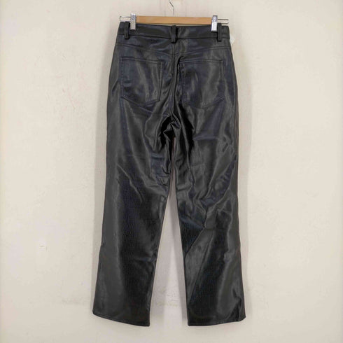 エイチアンドエム H&M クロコ型押し フェイクレザーパンツ メンズ 38