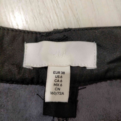 エイチアンドエム H&M クロコ型押し フェイクレザーパンツ メンズ 38