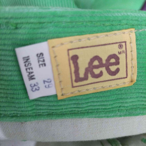 リー Lee 70-80S TONI JEANS コーデュロイ カラー パンツ ロケットTALON デッドストック レディース 29×33