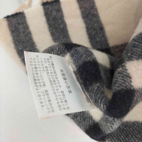 バーバリーロンドン BURBERRY LONDON ノバチェック ビッグ ウール ストール ブランケット ショール レディース