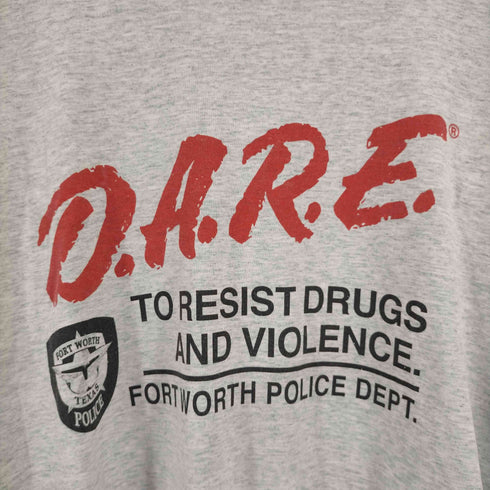 フルーツオブザルーム FRUIT OF THE LOOM Drug Abuse Resistance EducationクルーネックTシャツ メンズ import:L