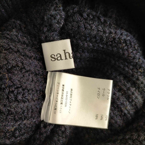 SAHARA Hood Knit Muffler メンズ FREE