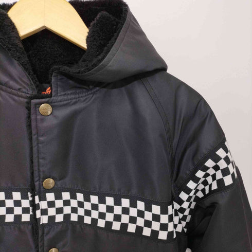 サニーサイダー SUNNY SIDER CHECKER NYLON JKT 裏ボア チェッカーデザインフーデットジャケット メンズ import:S