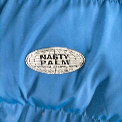 NASTY PALM メタリックロゴ ダウンジャケット メンズ import:L