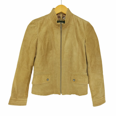 エディーバウアー Eddie Bauer ピッグスエード ジップアップジャケット レディース import:XS