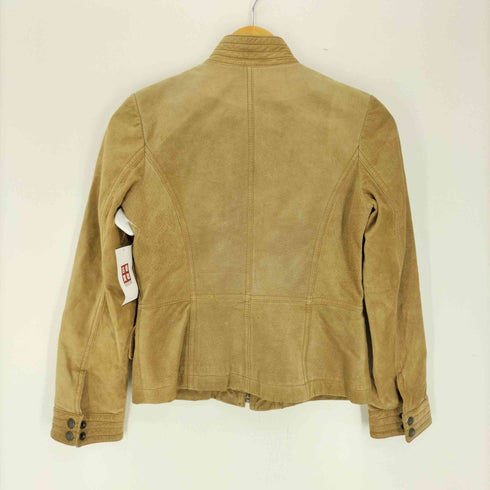 エディーバウアー Eddie Bauer ピッグスエード ジップアップジャケット レディース import:XS