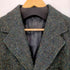 ハリスツイード Harris Tweed 60S ウール ツイード 3Bテーラードジャケット クルミボタン メンズ