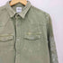 ザラ ZARA DENIM OVERSHIRT バックプリント デニム シャツ ジャケット メンズ import:M