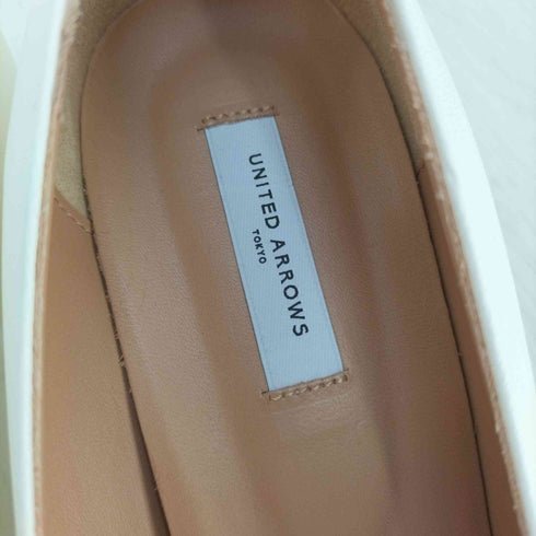 ユナイテッドアローズ UNITED ARROWS ラウンドチャンキー パンプス レディース 37 1/2