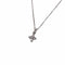 サマンサティアラ Samantha Tiara 10kチェーン ダイヤモンド0.05 st フラワーモチーフネックレス レディース