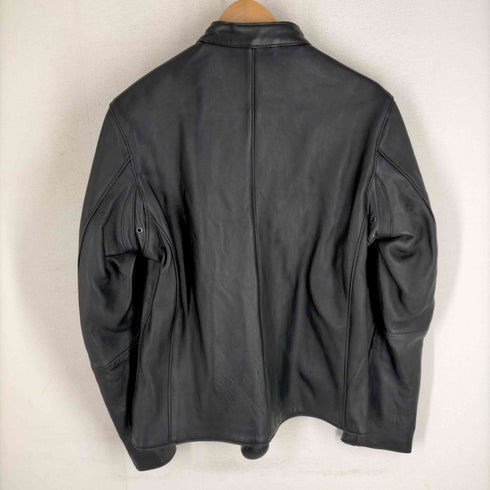 ユナイテッドアローズグリーンレーベルリラクシング UNITED ARROWS green label relaxing ラムレザー シングルライダースジャケット メンズ JPN:M