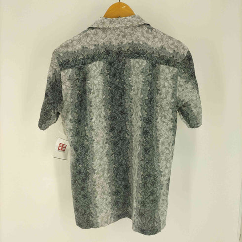 フルギ BOOM リネン混 フローラル アロハシャツ 木ボタン メンズ import:M