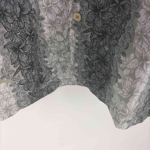 フルギ BOOM リネン混 フローラル アロハシャツ 木ボタン メンズ import:M