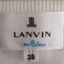 ランバンオンブルー LANVIN en Bleu レース切り替え Vネック 半袖ニット レディース 38