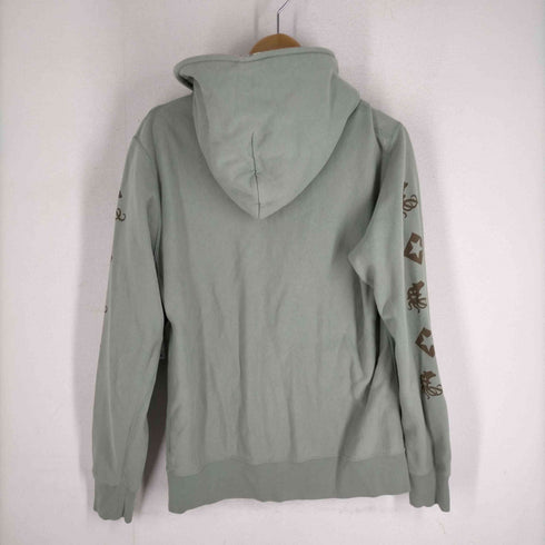 アベイシングエイプ A BATHING APE 00S アーカイブ オクトパス期 袖プリント 裏地ガールプリント フルジップ プリントパーカー メンズ JPN:L