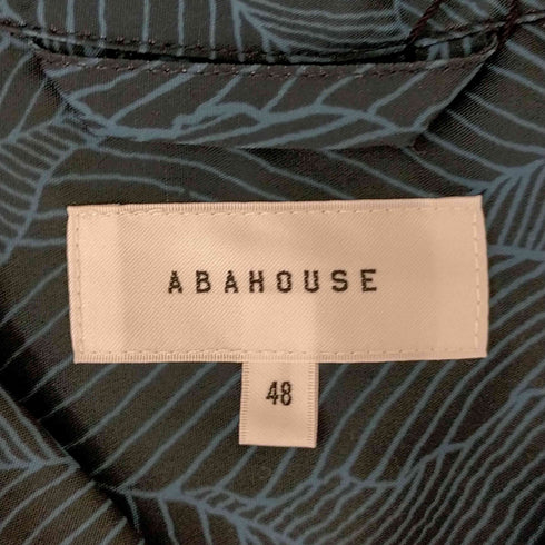 アバハウス ABAHOUSE LONGCHAMP 2WAY オープンカラー 半袖 メンズ JPN:48