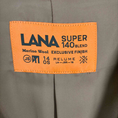 ジャーナルスタンダードレリューム JOURNAL STANDARD relume LANA WOOL 140S ビーバー ノーカラーコート メンズ JPN:M