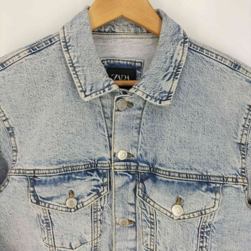 ザラ ZARA BASIC DENIM JACKET ベーシックデニムジャケット メンズ import:S